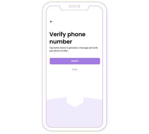 Verify Phone Number Screen